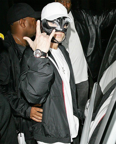 Eminem in a Rey Mysterio Mask 1