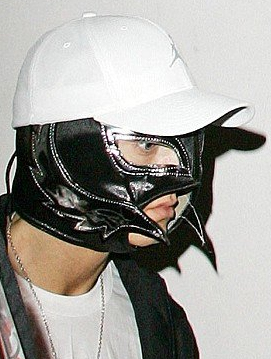 Eminem Wearing a Rey Mysterio Mask 3 Eminem Wearing a Rey Mysterio Mask 3