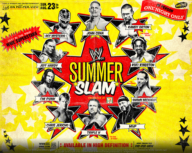WWE SummerSlam 2009 Poster