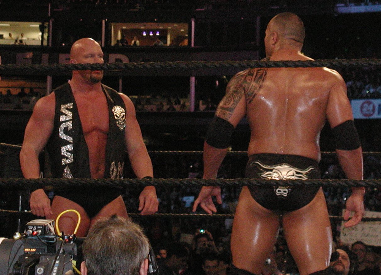 The Rock Reminisces w/ Stone Cold On Stunners & Steveweisers The Rock Reminisces w/ Stone Cold On Stunners & Steveweisers