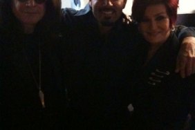 Ozzy Osbourne, Chavo Guerrero & Sharon Osbourne Backstage At RAW
