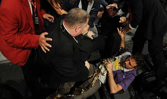 David Arquette Decked During NBA Melee