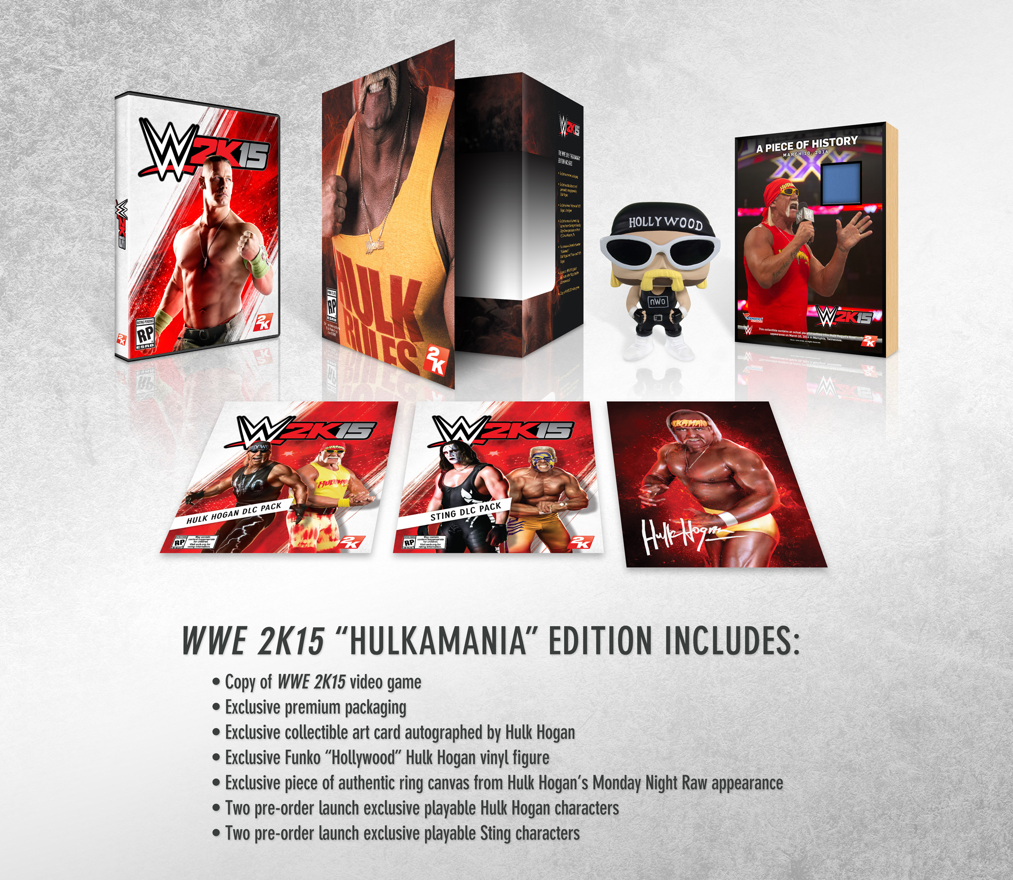 WWE2K15 Collectors Edition Content WWE2K15 Collectors Edition Content