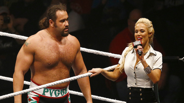 How Lana and Rusev met in WWE #wwe #aew, WWE