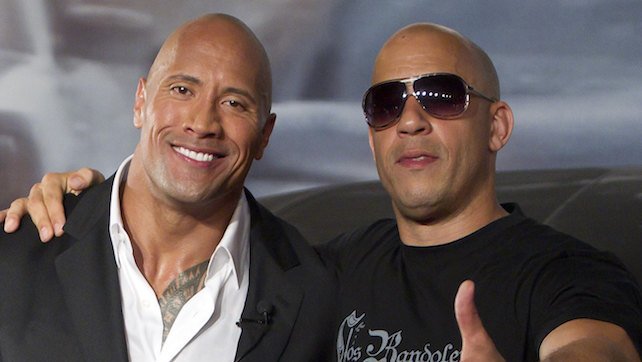 The rock and vin diesel