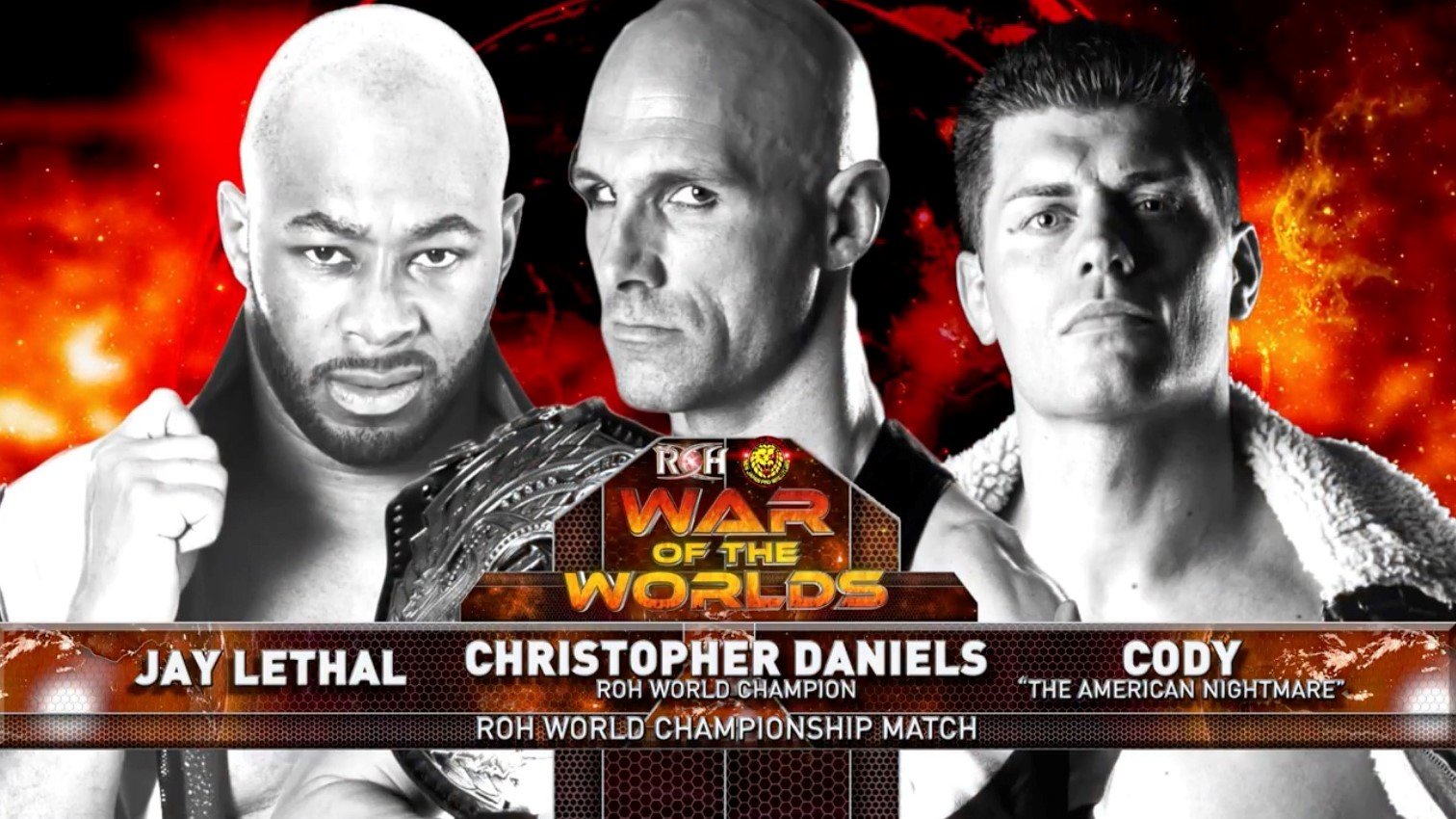 War of the Worlds 2017 Lethal - Daniels - Cody art War of the Worlds 2017 Lethal - Daniels - Cody art