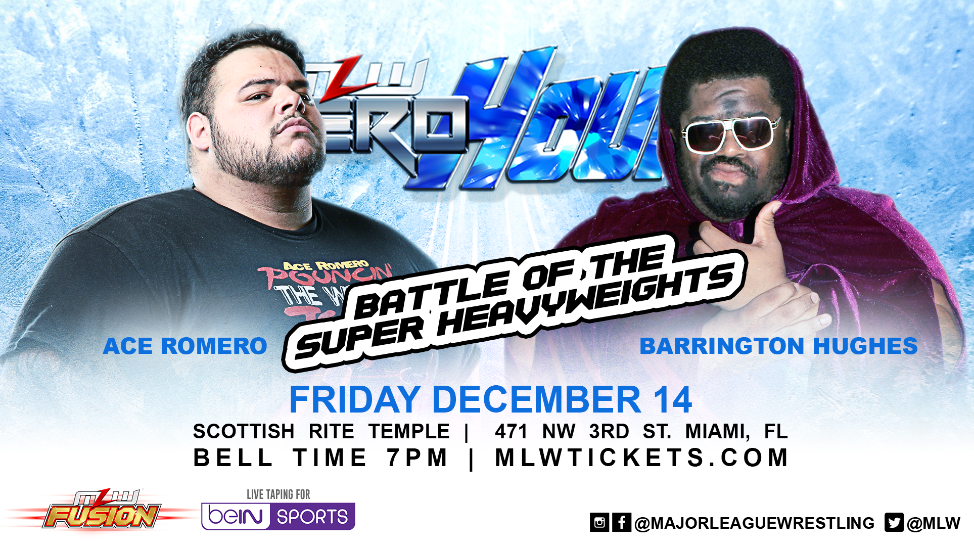 Barrington Hughes Ace Romero MLW Barrington Hughes Ace Romero MLW