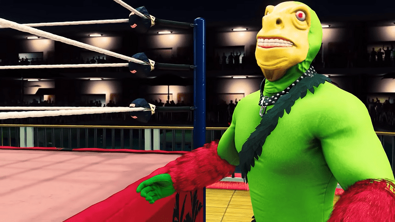 WWE 2K20 Southpaw Regional Wrestling Sea Creature