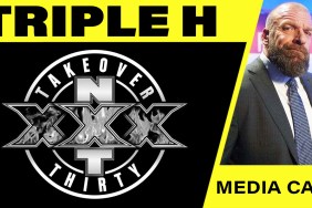 Triple H NXT TakeOver XXX Media Call