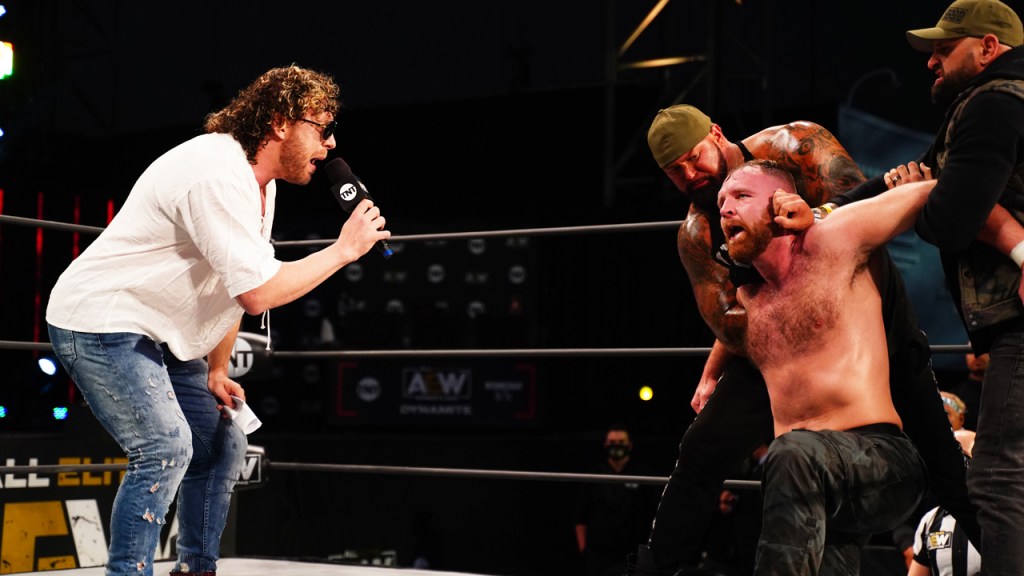 jon moxley kenny omega exploding barbed wire deathmatch
