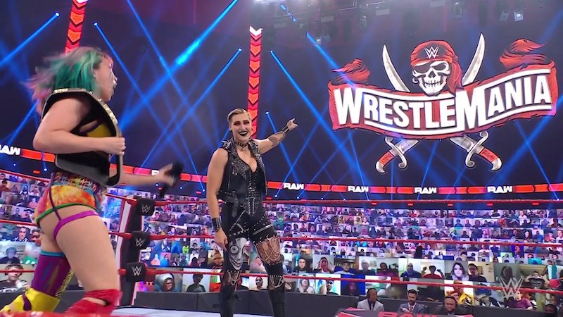 Rhea Ripley WrestleMania 37 Asuka