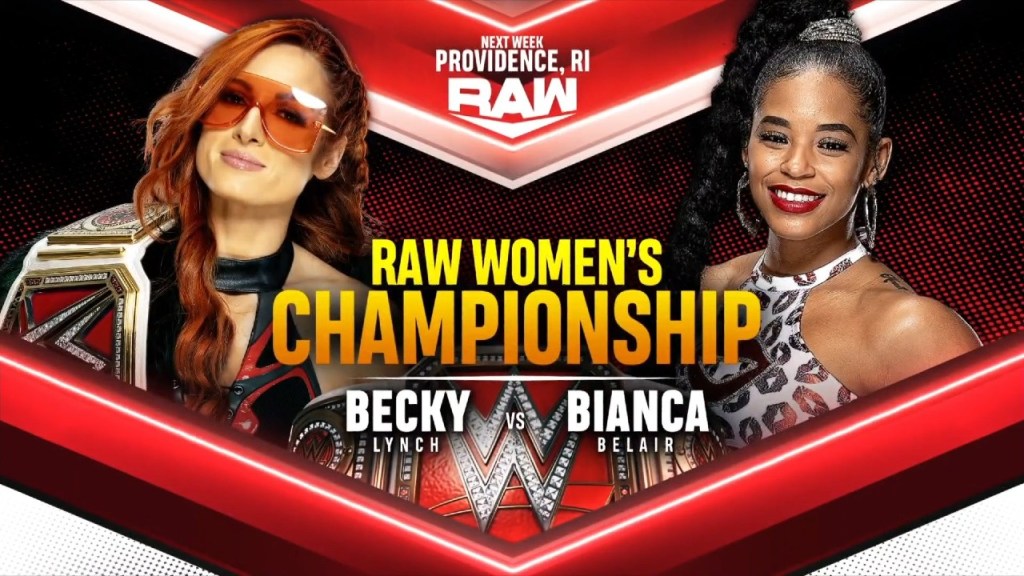 Becky Lynch Bianca Belair WWE RAW