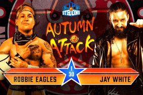 NJPW STRONG Autumn Attack Jay White vs. Robbie Eagles