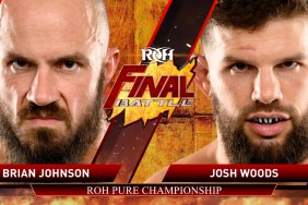 Brian Johnso nJosh Woods ROH Final Battle (1)