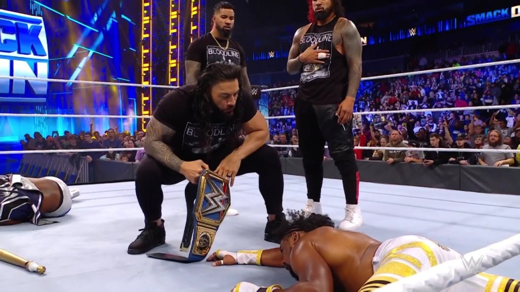Roman Reigns King Woods WWE SmackDown