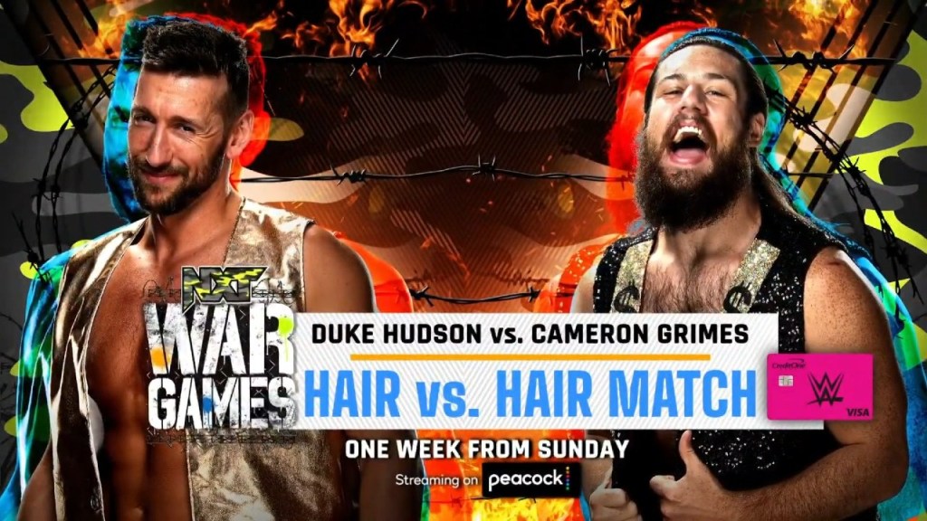 WWE NXT WarGames Duke Hudson Cameron Grimes