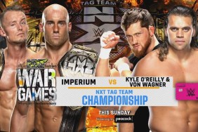 WWE NXT WarGames Imperium Kyle O'Reilly Von Wagner