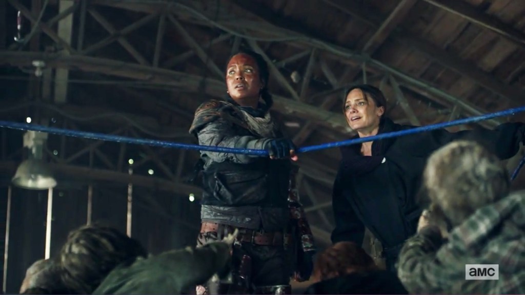 fear the walking dead aisha tyler christine evangelista amc