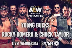AEW Dynamite The Young Bucks Rocky Romero Chuck Taylor
