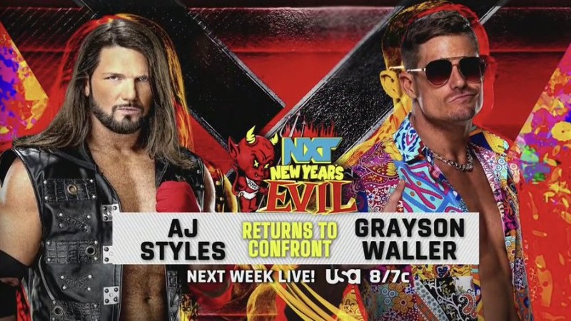 AJ Styles Grayson Waller WWE NXT