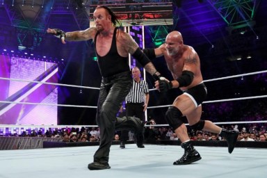 Goldberg Undertaker WWE