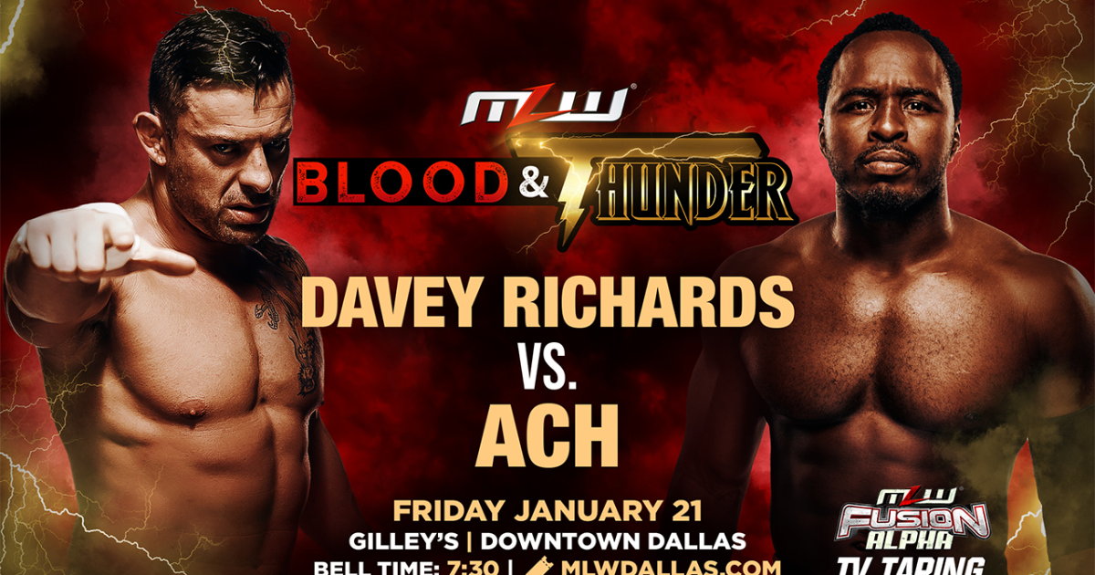 Davey Richards To Battle ACH At MLW Blood & Thunder