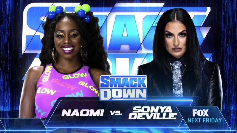WWE SmackDown Naomi vs. Sonya Deville