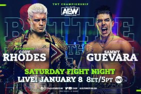 AEW Battle of the Belts Cody Rhodes Sammy Guevara