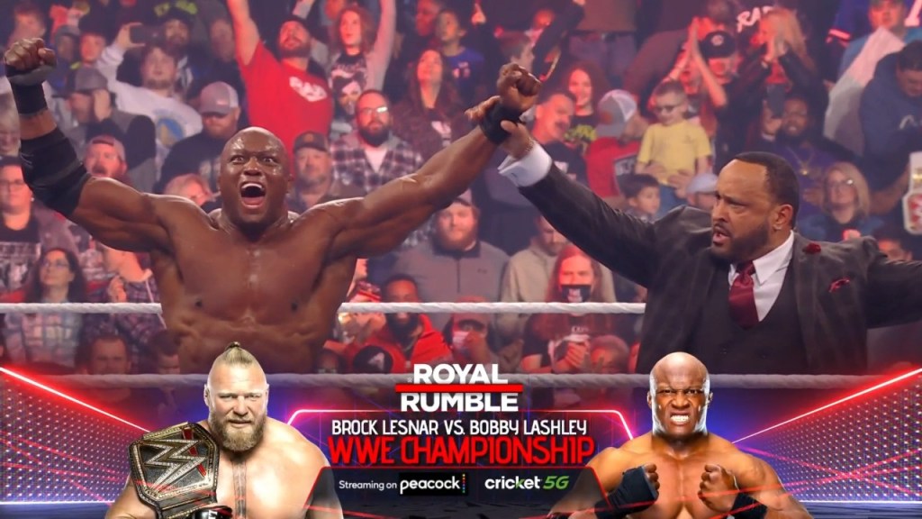 Bobby Lashley Brock Lesnar WWE Royal Rumble