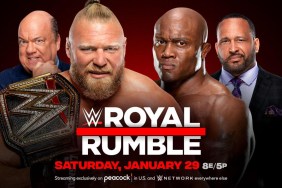 Brock Lesnar Bobby Lashley WWE Royal Rumble