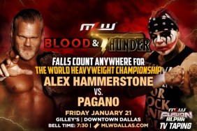 MLW Blood & Thunder Alex Hammerstone Pagano
