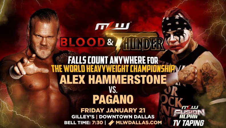 MLW Blood & Thunder Alex Hammerstone Pagano