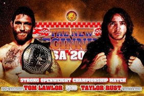 NJPW STRONG Tom Lawlor vs. Taylor Rust