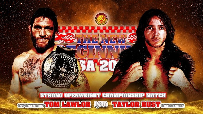 NJPW STRONG Tom Lawlor vs. Taylor Rust