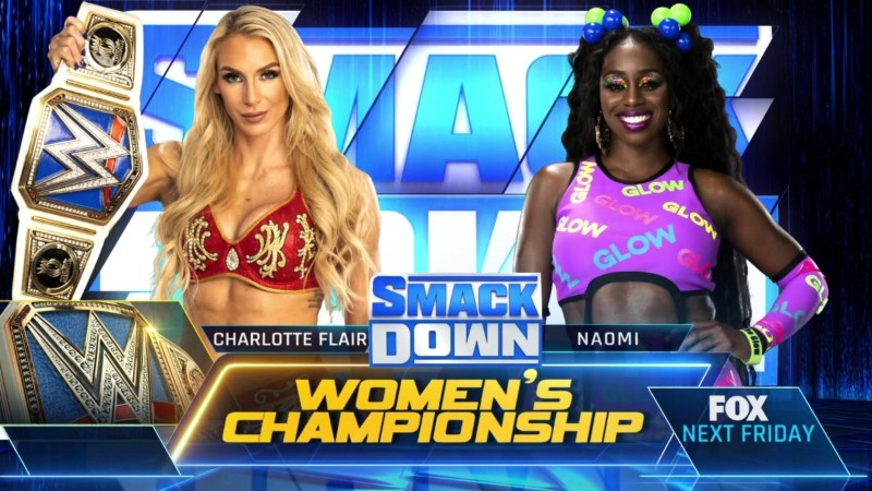 Charlotte Flair Naomi WWE SmackDown