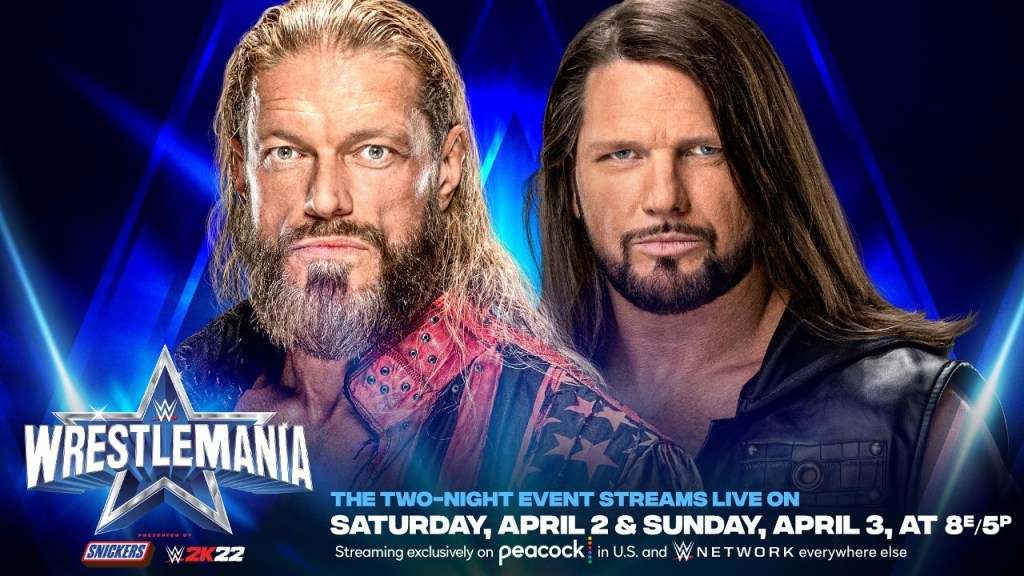 Edge AJ Styles WWE WrestleMania 36