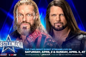Edge AJ Styles WWE WrestleMania 36