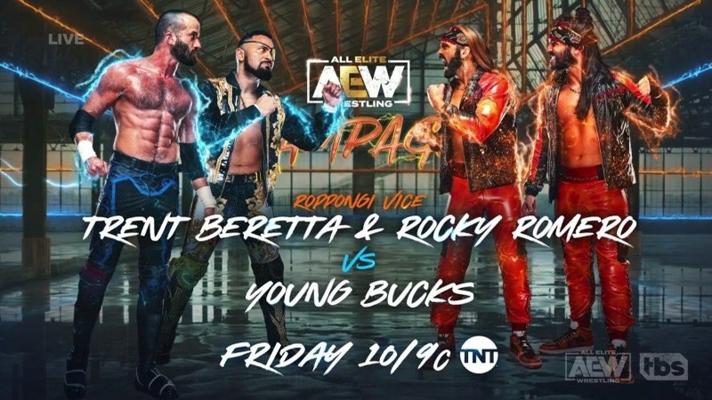 Trent Beretta Rocky Romero Young Bucks AEW Rampage
