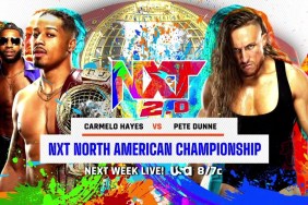 WWE NXT Carmelo Hayes Pete Dunne