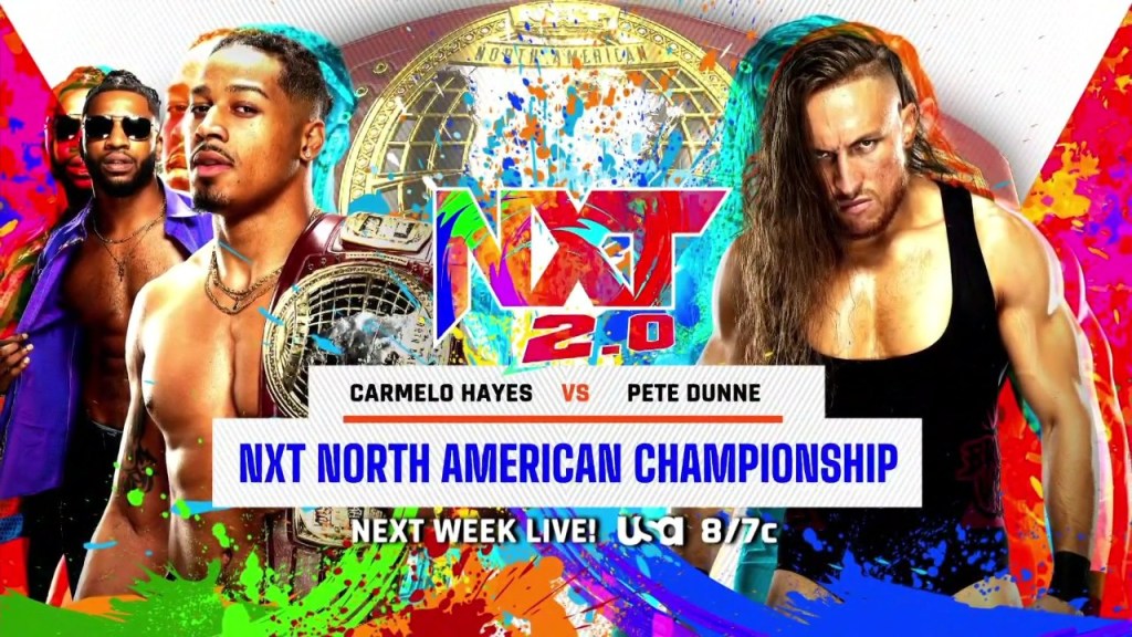 WWE NXT Carmelo Hayes Pete Dunne