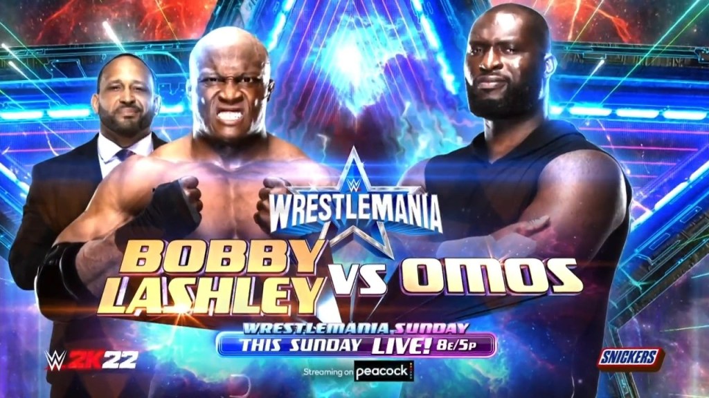Bobby Lashley Omos WWE WrestleMania 38