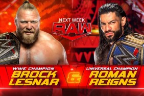 Brock Lesnar Roman Reigns WWE RAW
