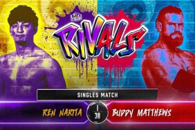 Buddy Matthews NJPW Strong Ren Narita