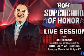 Ian Riccaboni ROH Supercard of Honor