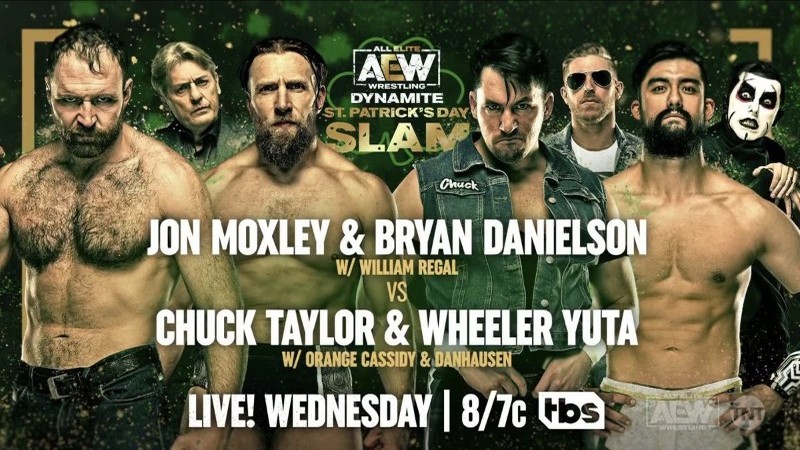 Jon Moxley Bryan Danielson AEW Dynamite Wheeler Yuta Chuck Taylor