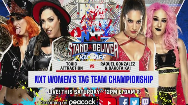 NXT Stand and Deliver Toxic Attraction Raquel Gonzalez Dakota Kai