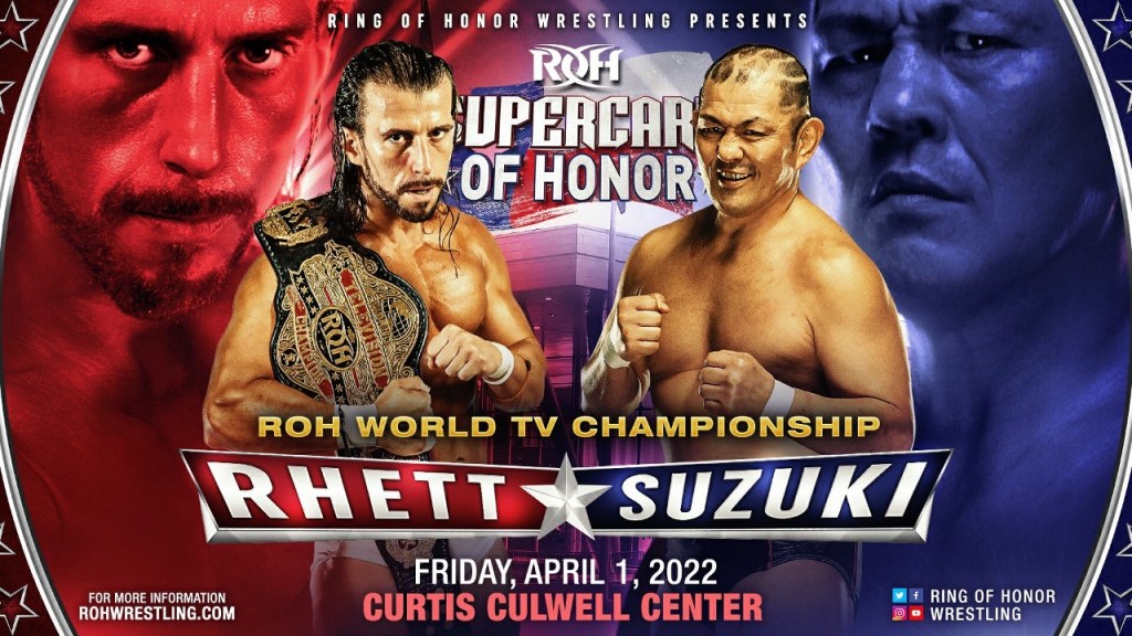Rhett Titus Minoru Suzuki ROH Supercard Of Honor