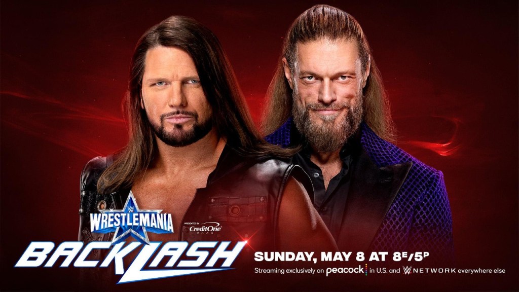 AJ Styles Edge WWE WrestleMania Backlash