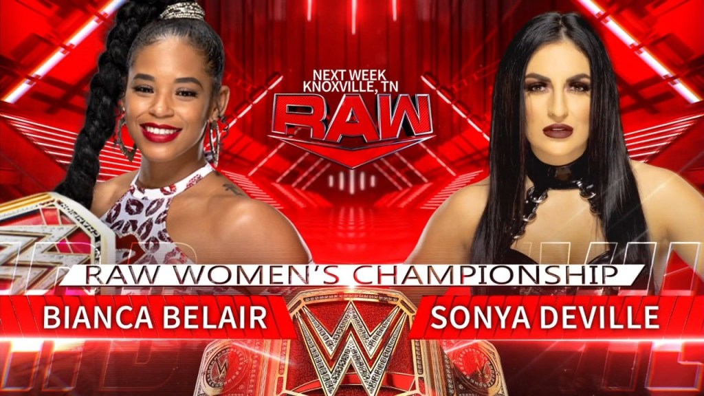 Bianca Belair Sonya Deville WWE RAW