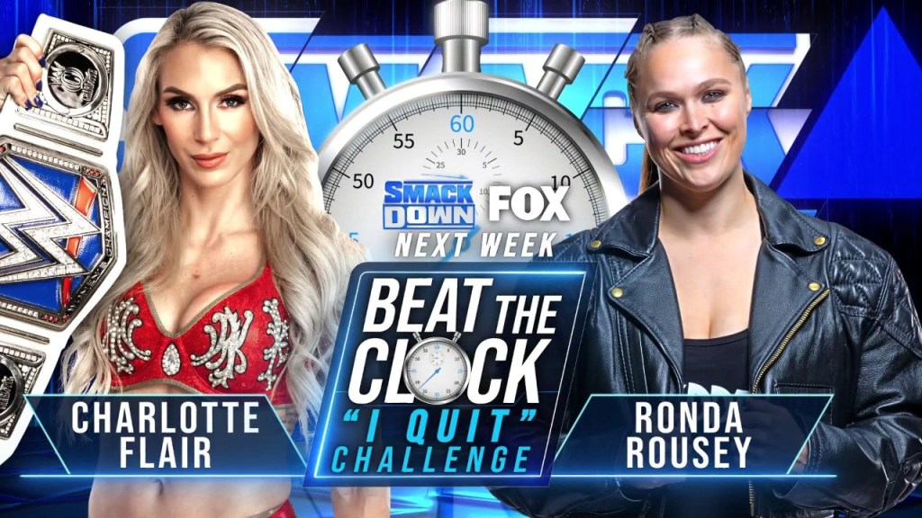 Charlotte Flair Ronda Rousey WWE SmackDown